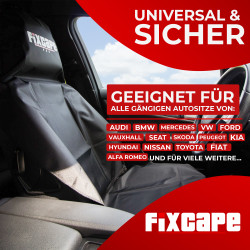 fixcape Pro Autositzbezug für Vordersitze, Autositzschoner Werkstattschonbezug universal wasserdicht
